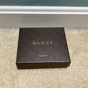 Gucci mens black Wallet